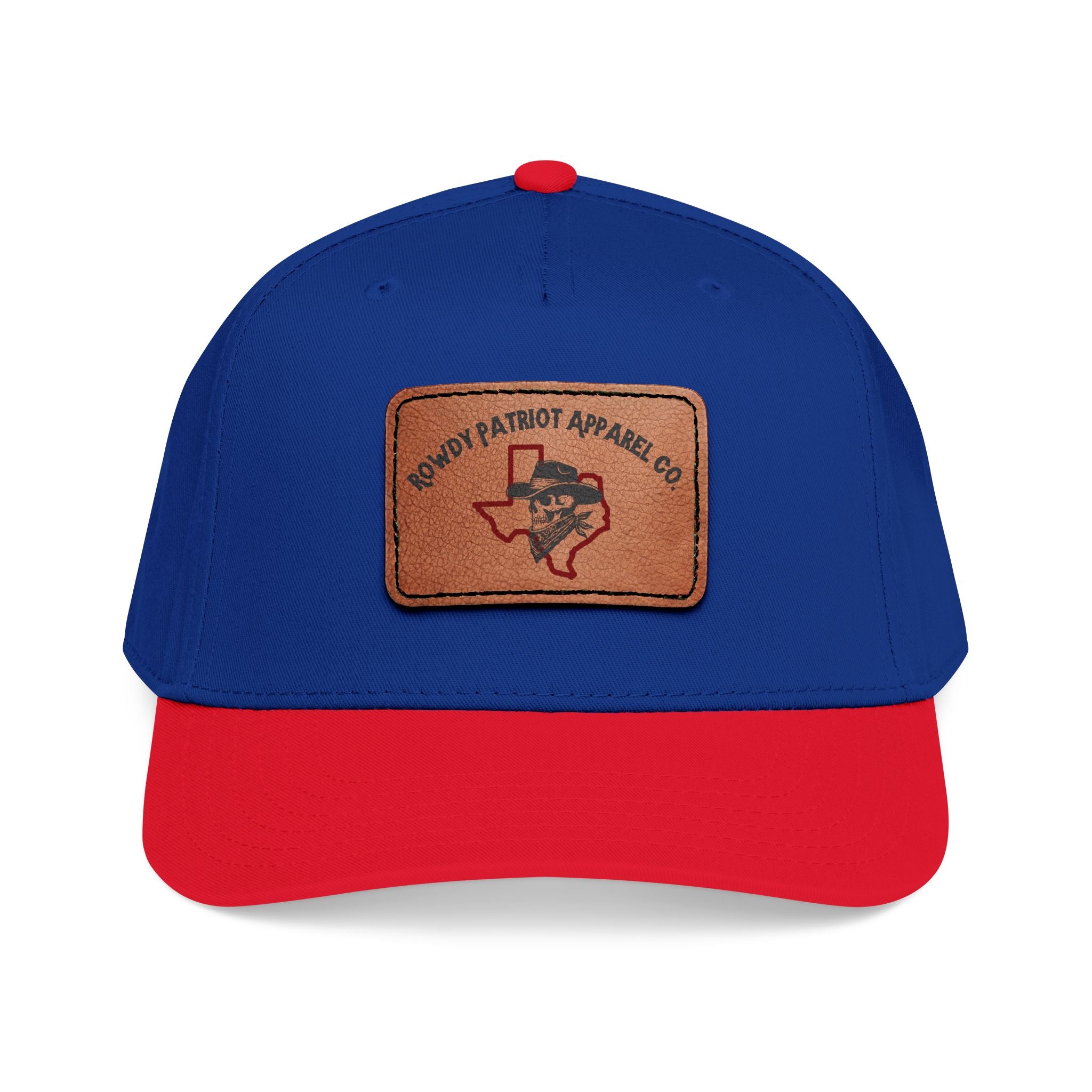 Leather Patch Baseball Snapback — Rowdy Patriot Apparel Co.