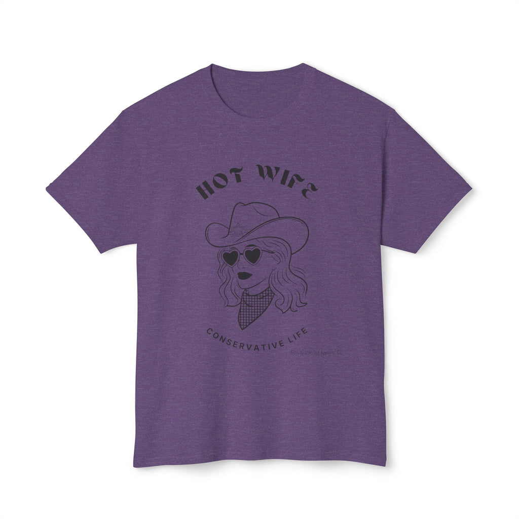 Hot Wife Conservative Life Cowgirl Graphic Tee