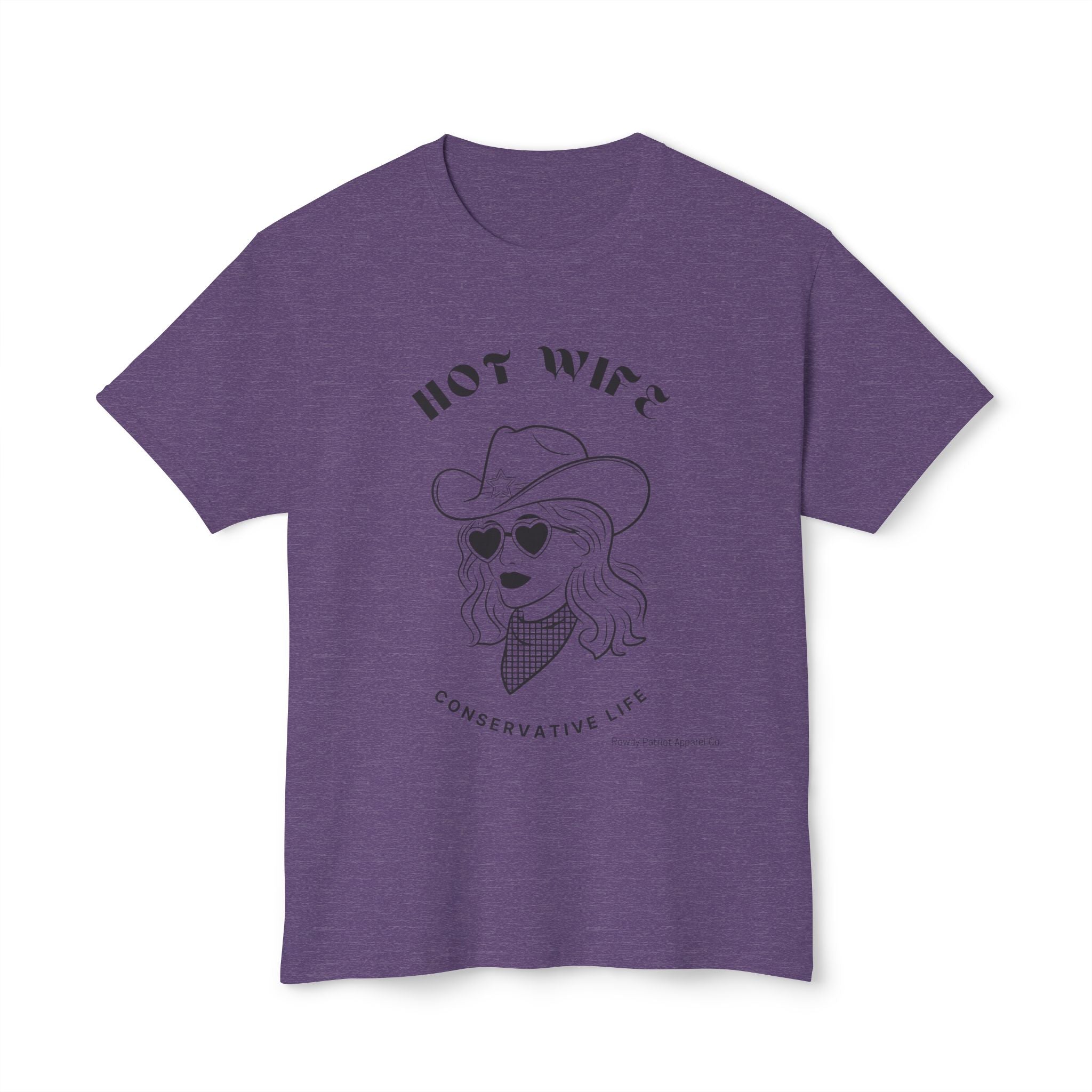 Hot Wife Conservative Life Cowgirl Graphic Tee