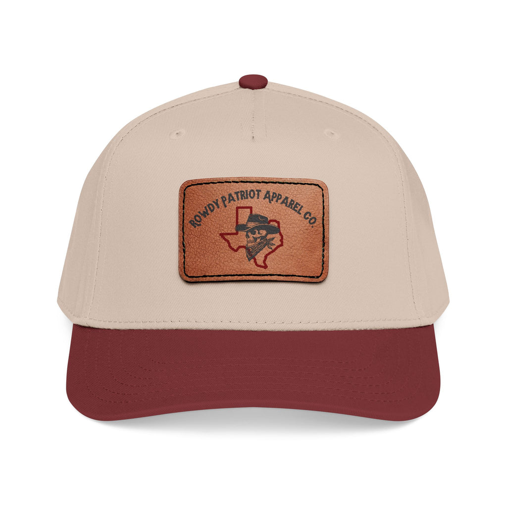 Leather Patch Baseball Snapback — Rowdy Patriot Apparel Co.