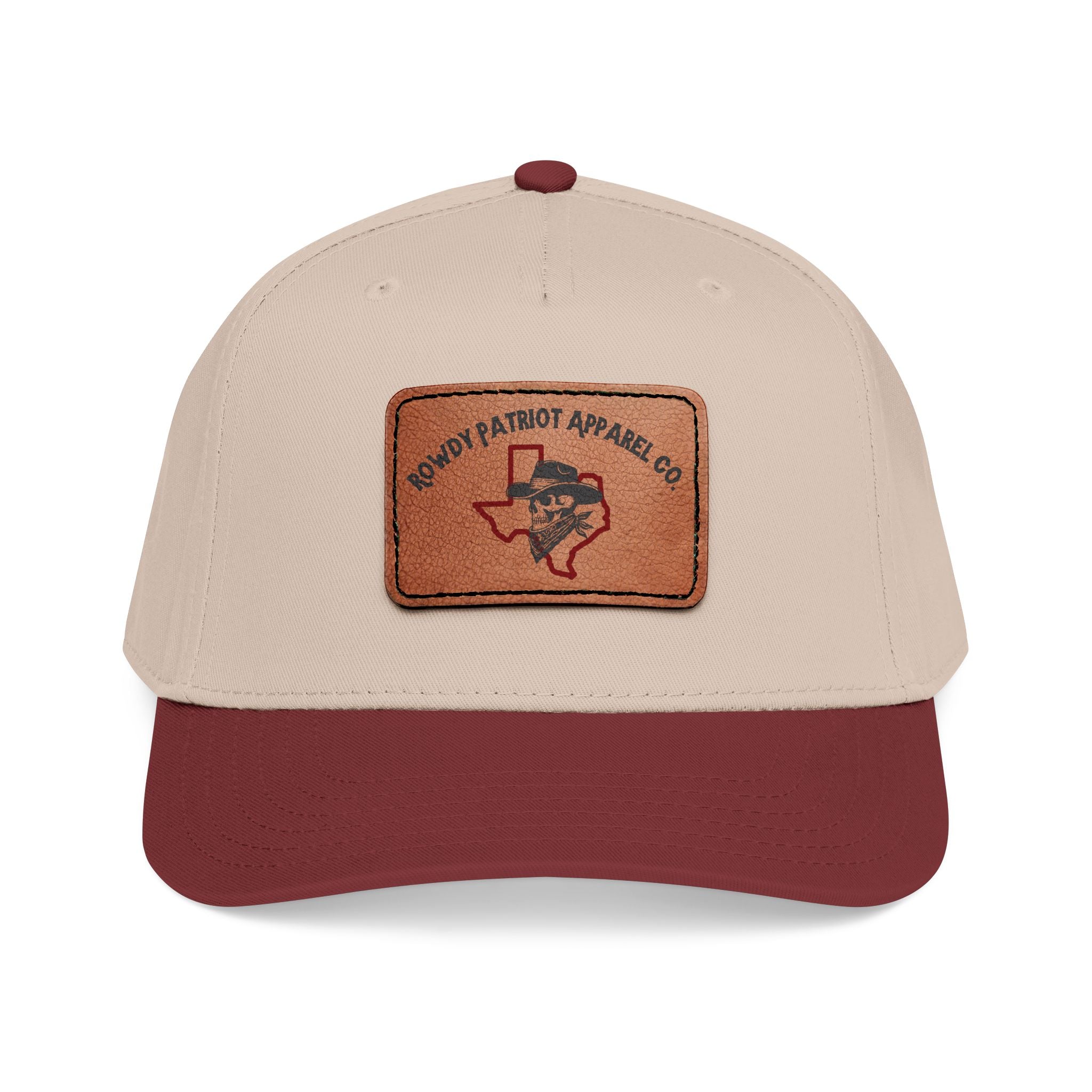 Leather Patch Baseball Snapback — Rowdy Patriot Apparel Co.