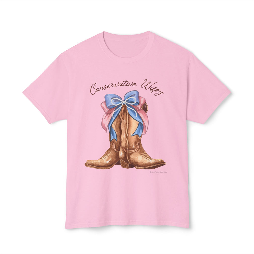 Conservative Wifey Cowboy Boots & Bows T-Shirt