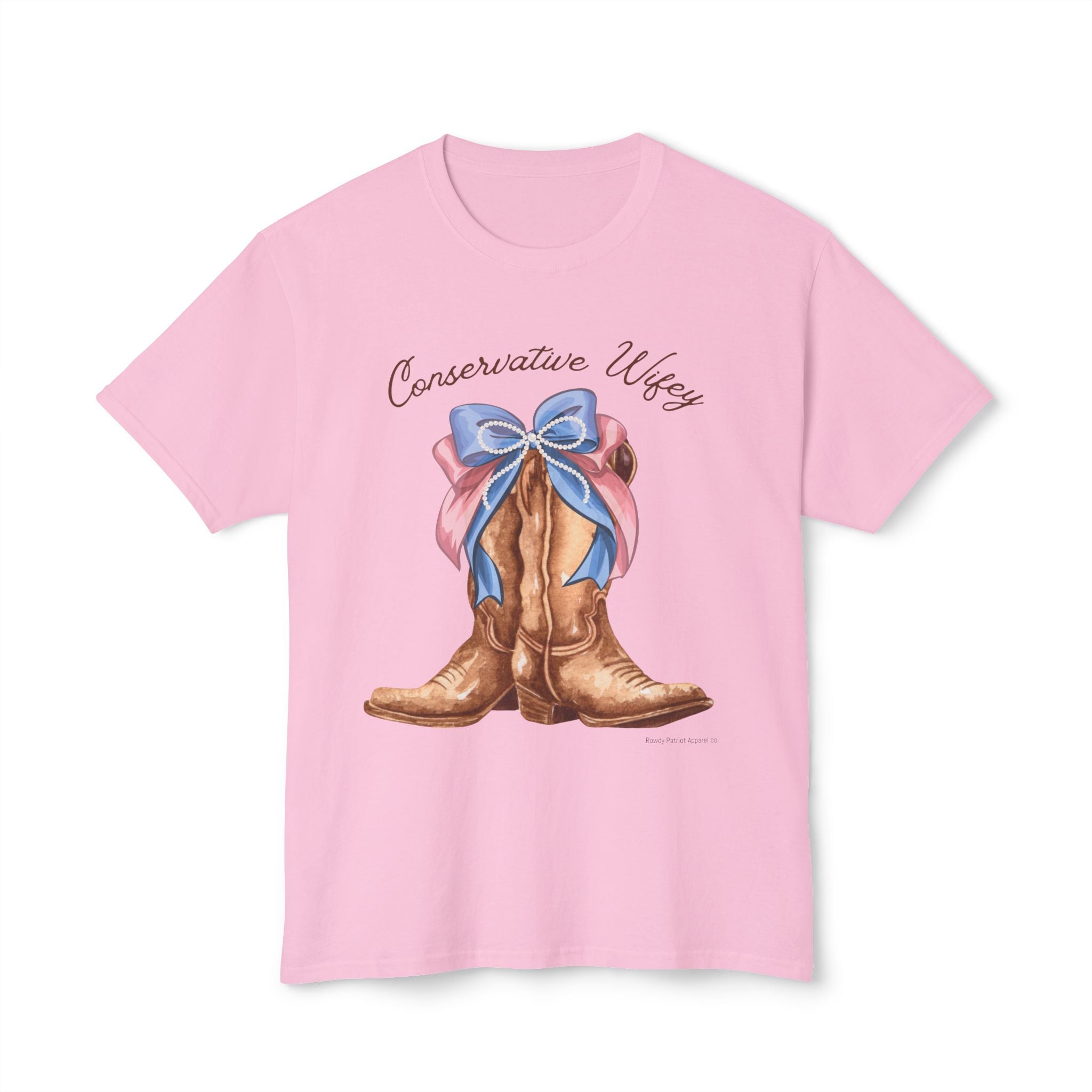 Conservative Wifey Cowboy Boots & Bows T-Shirt