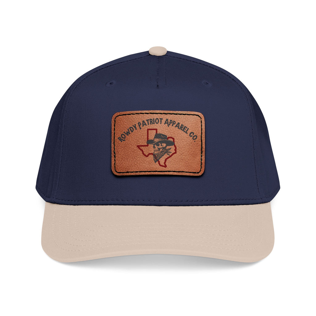 Leather Patch Baseball Snapback — Rowdy Patriot Apparel Co.