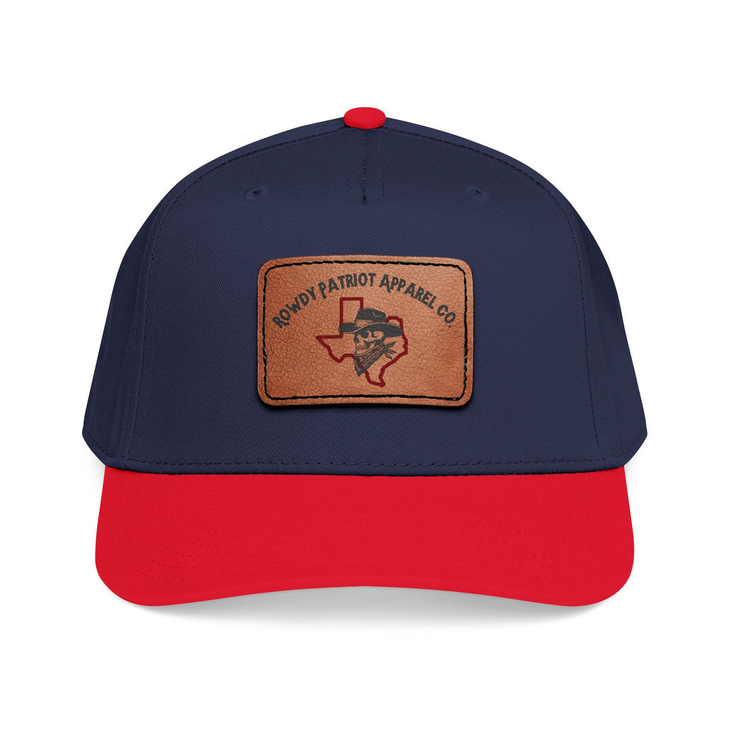 Leather Patch Baseball Snapback — Rowdy Patriot Apparel Co.