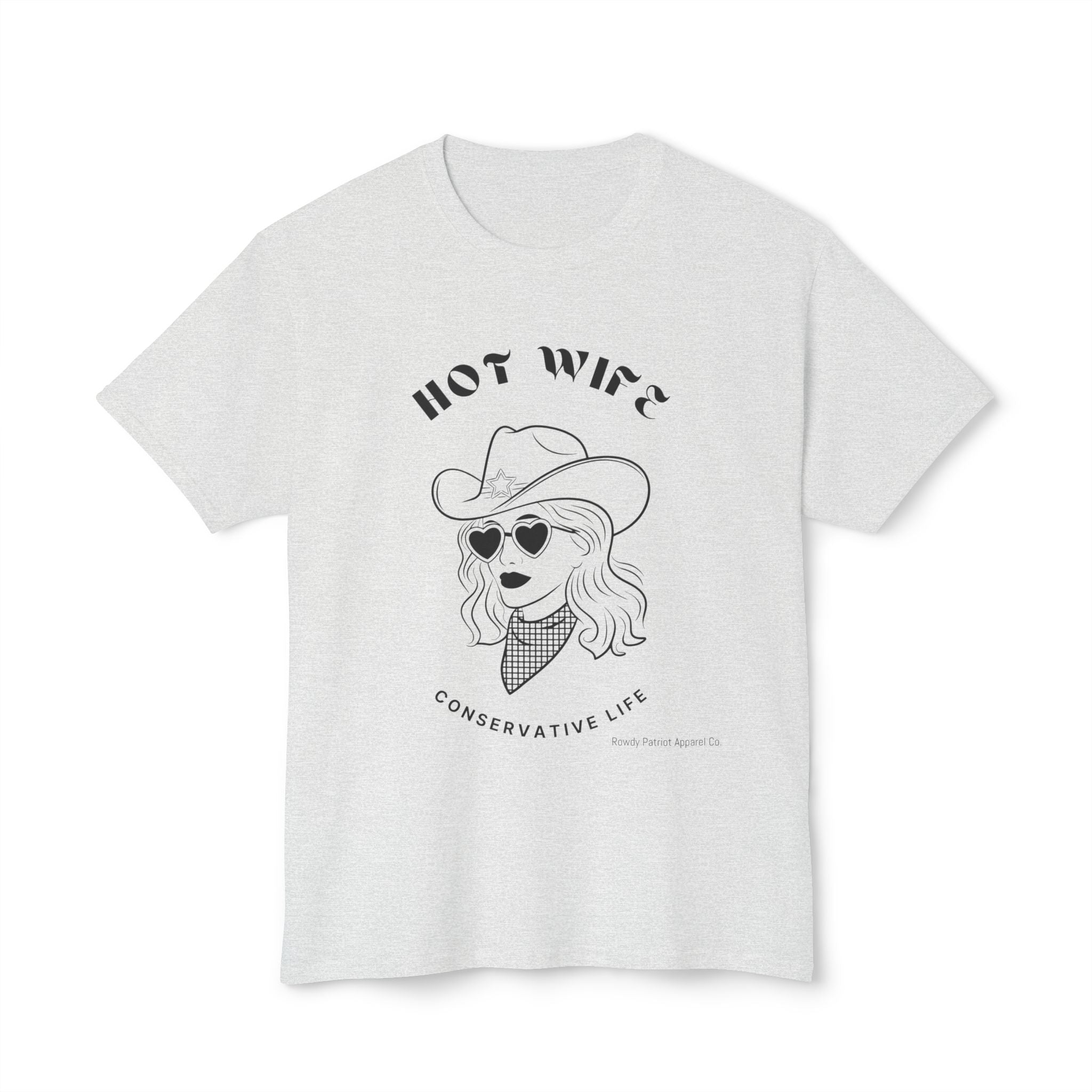 Hot Wife Conservative Life Cowgirl Graphic Tee