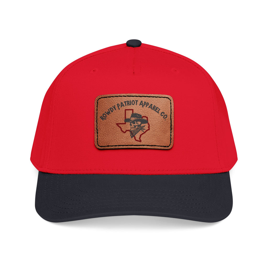Leather Patch Baseball Snapback — Rowdy Patriot Apparel Co.