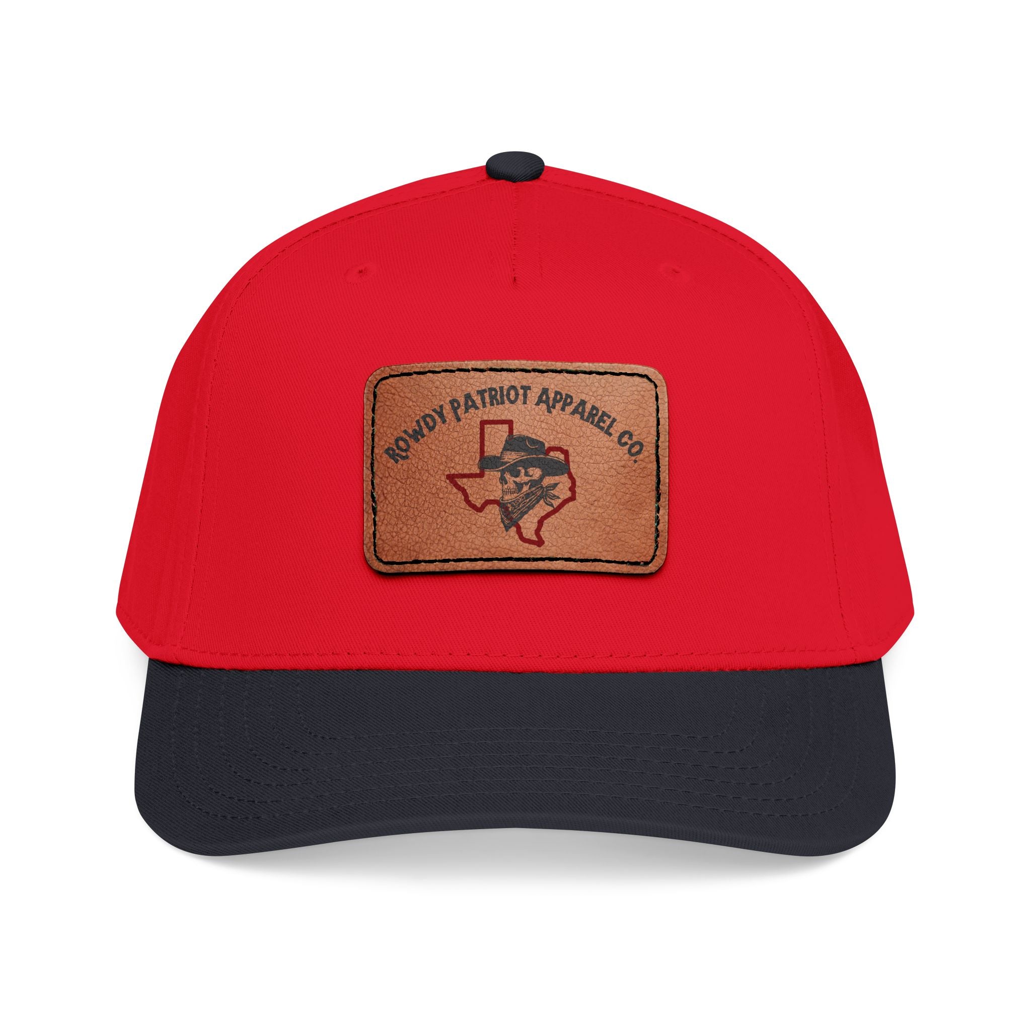 Leather Patch Baseball Snapback — Rowdy Patriot Apparel Co.