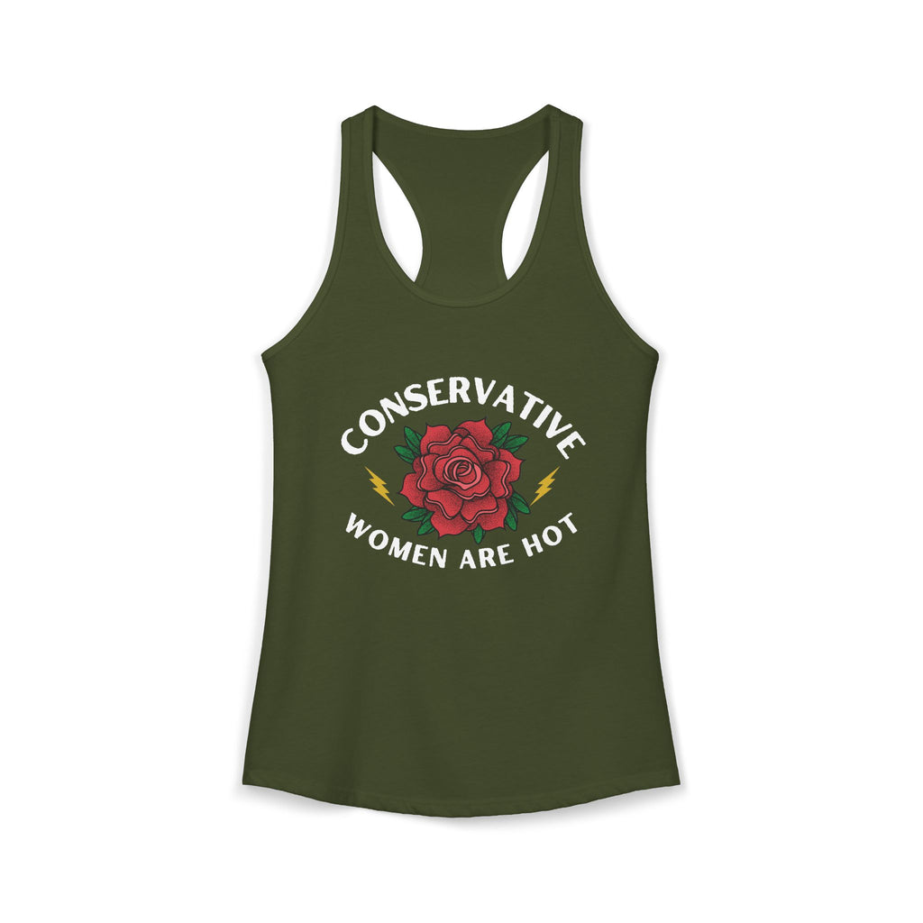 Conservative Women Are Hot - Racerback Tank