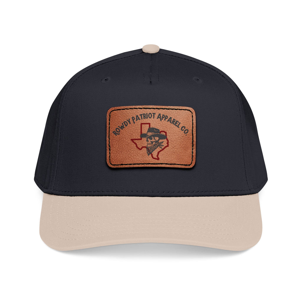 Leather Patch Baseball Snapback — Rowdy Patriot Apparel Co.