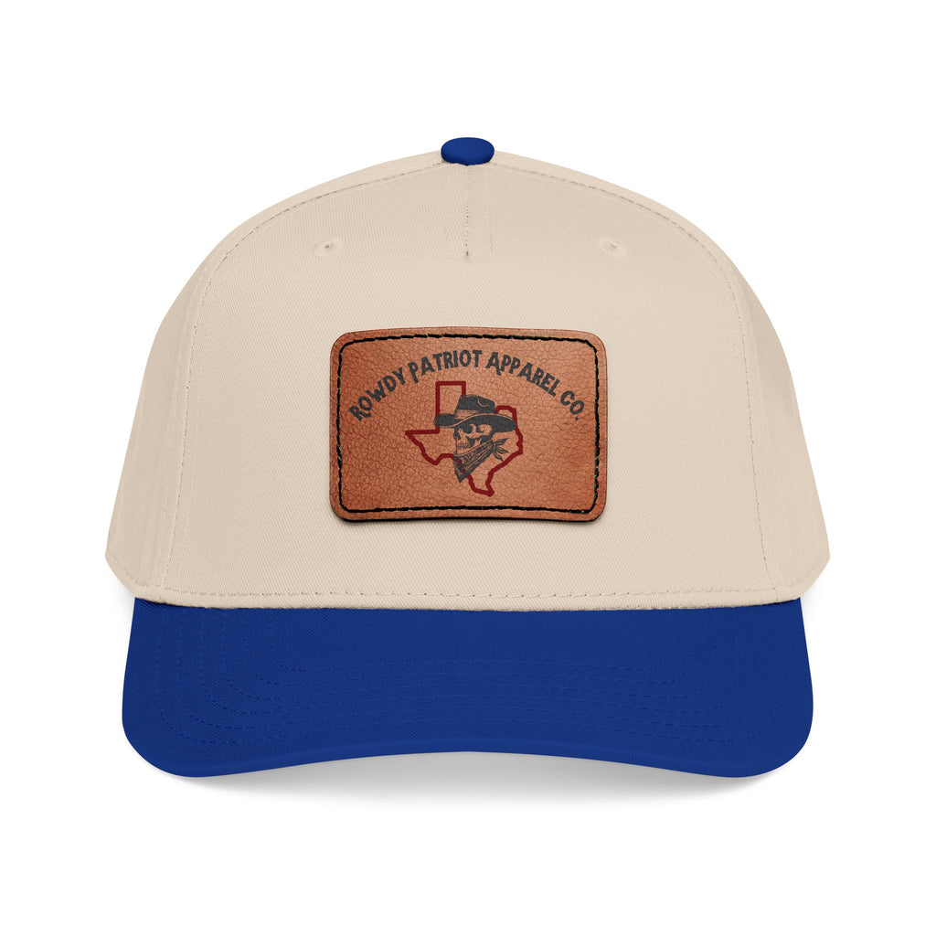 Leather Patch Baseball Snapback — Rowdy Patriot Apparel Co.