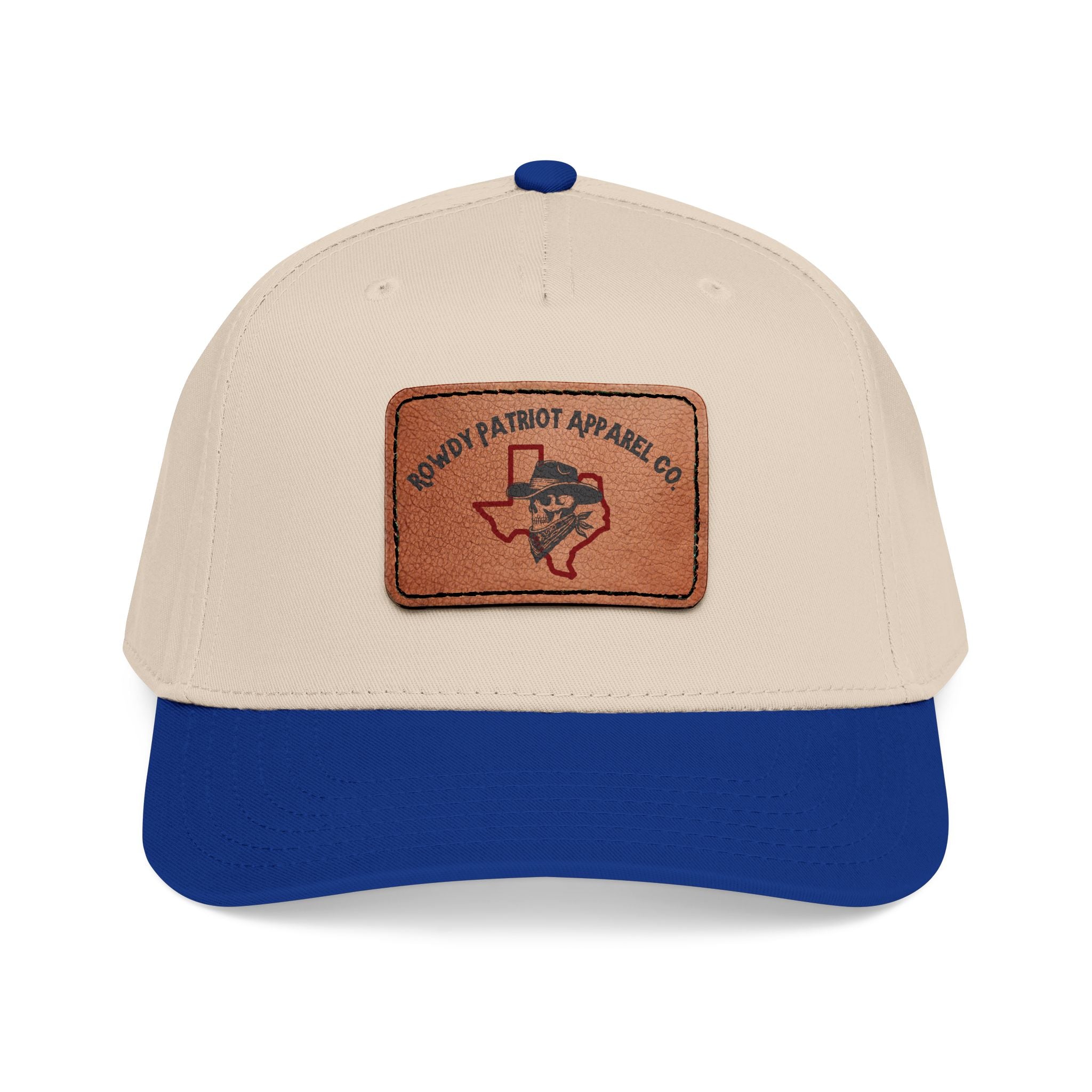 Leather Patch Baseball Snapback — Rowdy Patriot Apparel Co.