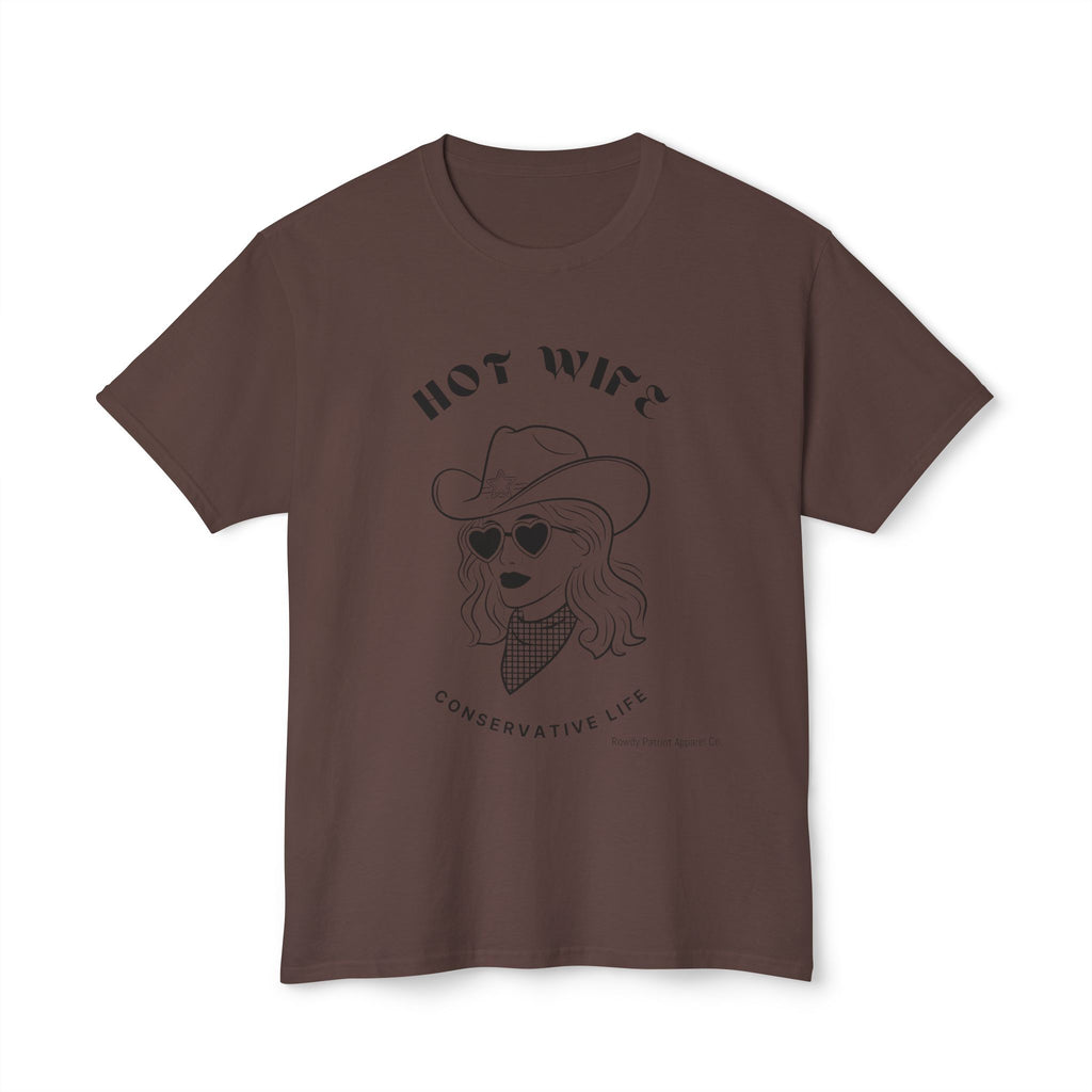 Hot Wife Conservative Life Cowgirl Graphic Tee