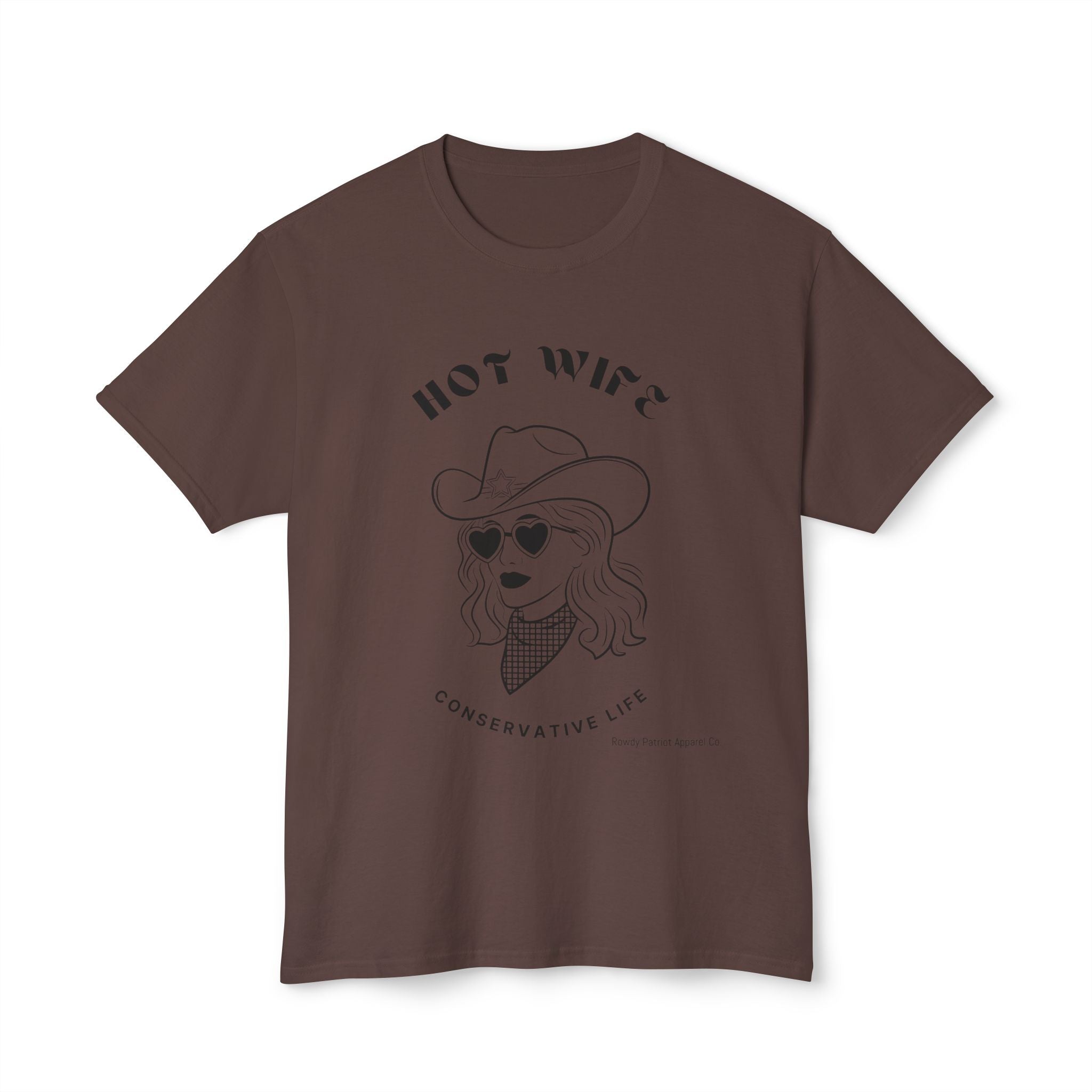 Hot Wife Conservative Life Cowgirl Graphic Tee