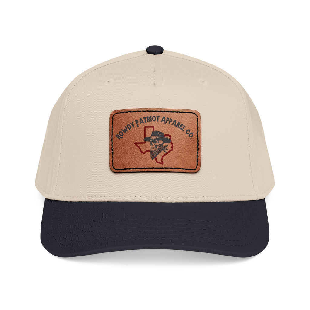 Leather Patch Baseball Snapback — Rowdy Patriot Apparel Co.