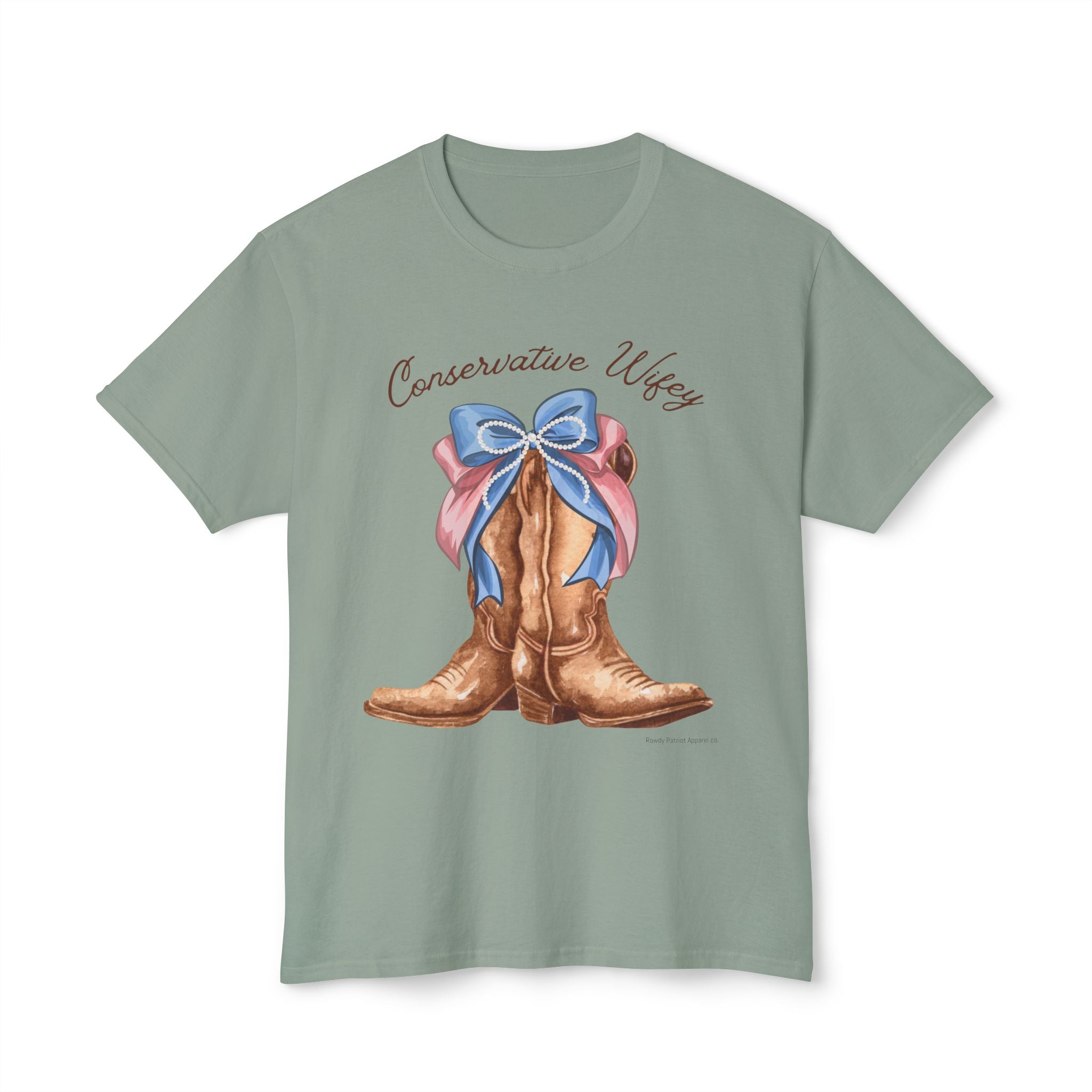 Conservative Wifey Cowboy Boots & Bows T-Shirt