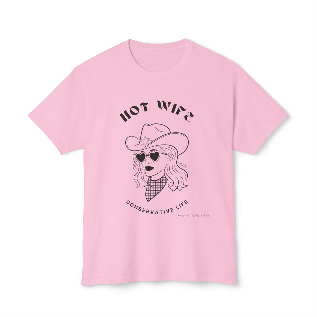 Hot Wife Conservative Life Cowgirl Graphic Tee