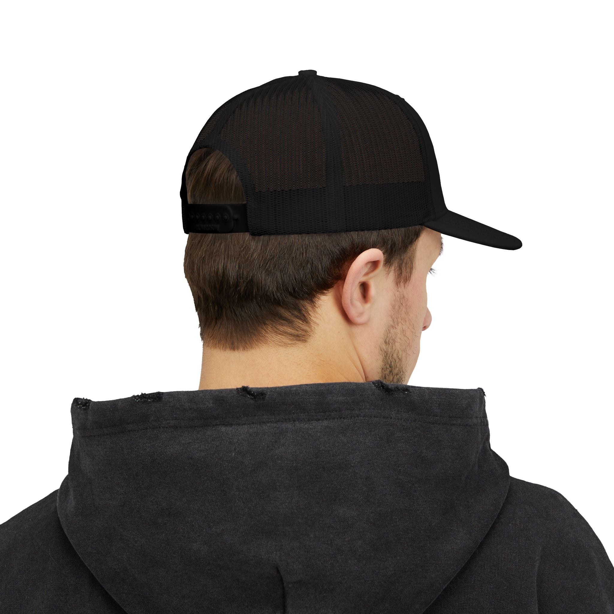 Rowdy Patriot Apparel Co. - Snapback Hat Embroidered w/ White Stitching