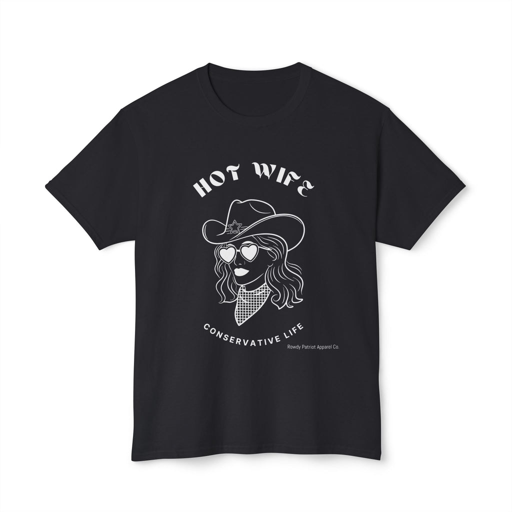 Hot Wife Conservative Life Cowgirl Graphic Tee