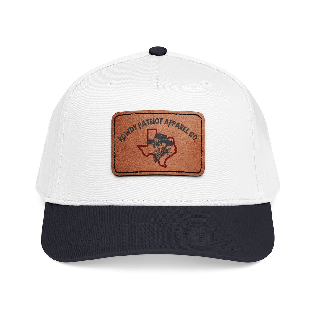 Leather Patch Baseball Snapback — Rowdy Patriot Apparel Co.