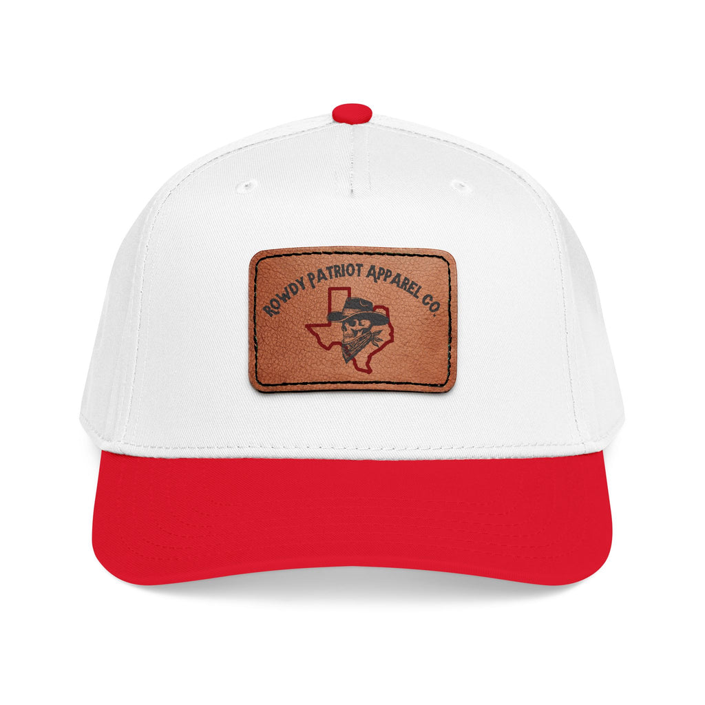 Leather Patch Baseball Snapback — Rowdy Patriot Apparel Co.