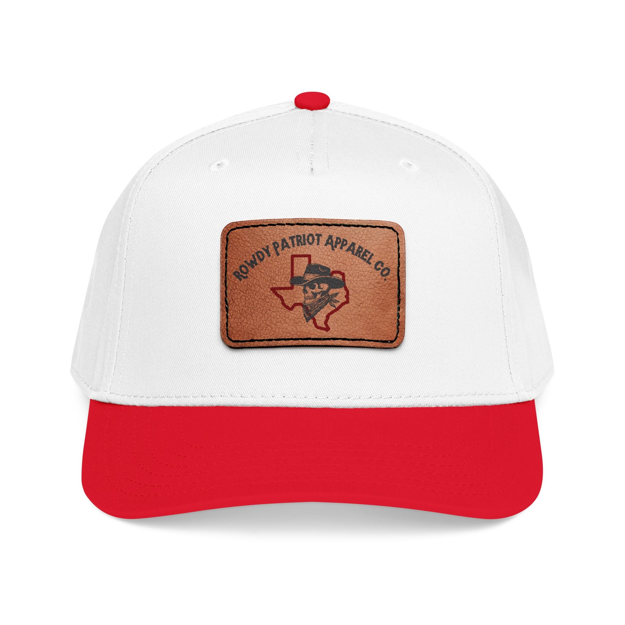 Leather Patch Baseball Snapback — Rowdy Patriot Apparel Co.