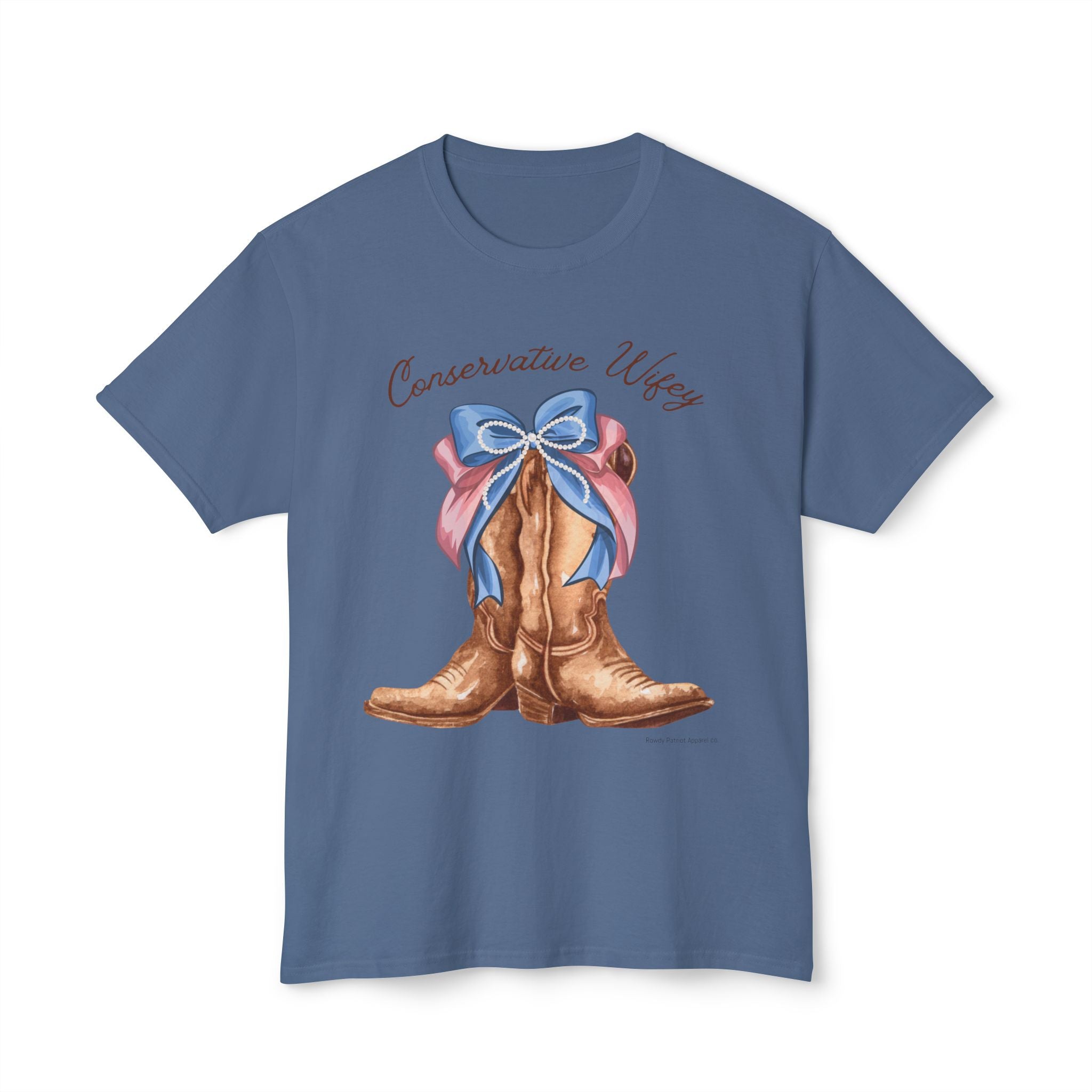 Conservative Wifey Cowboy Boots & Bows T-Shirt