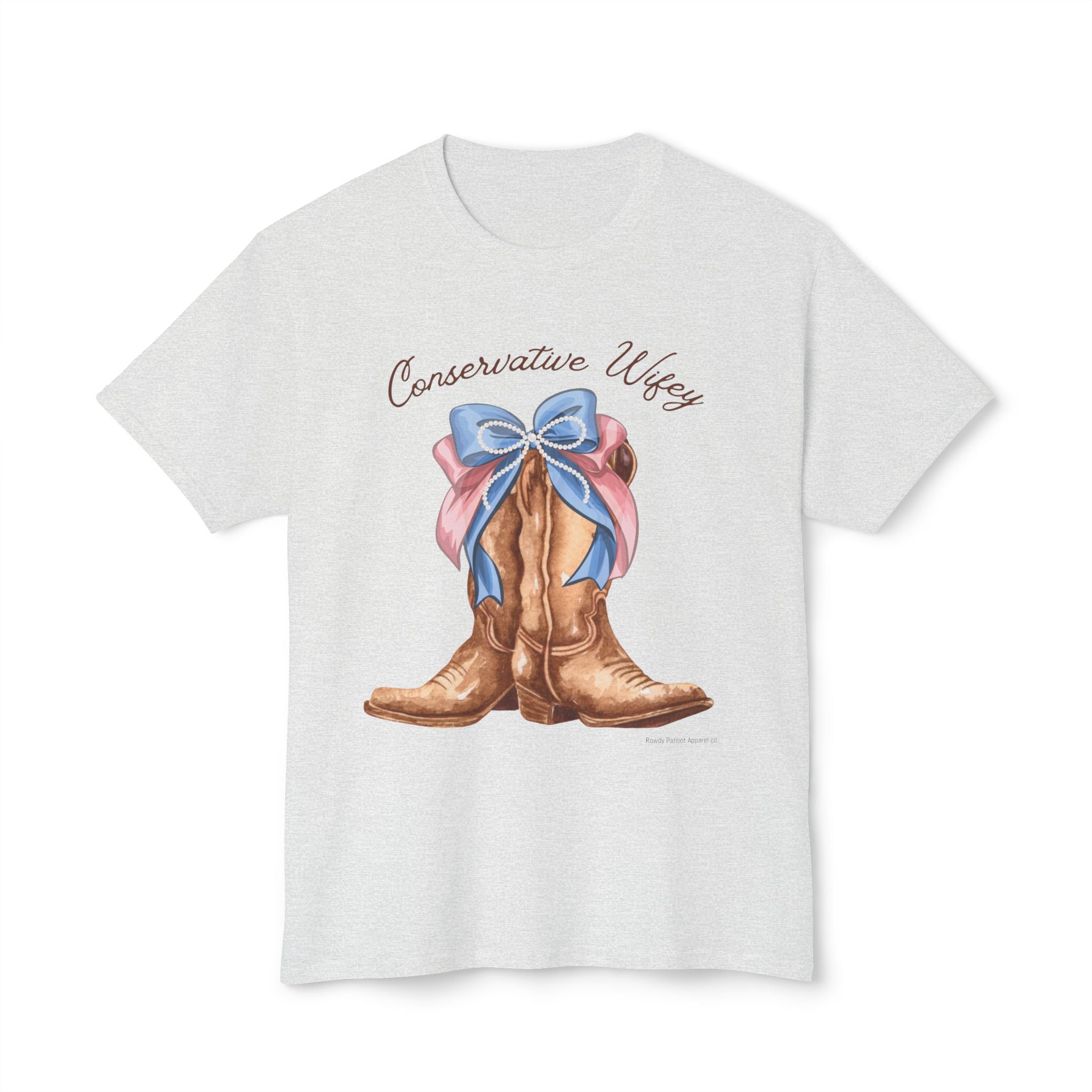 Conservative Wifey Cowboy Boots & Bows T-Shirt