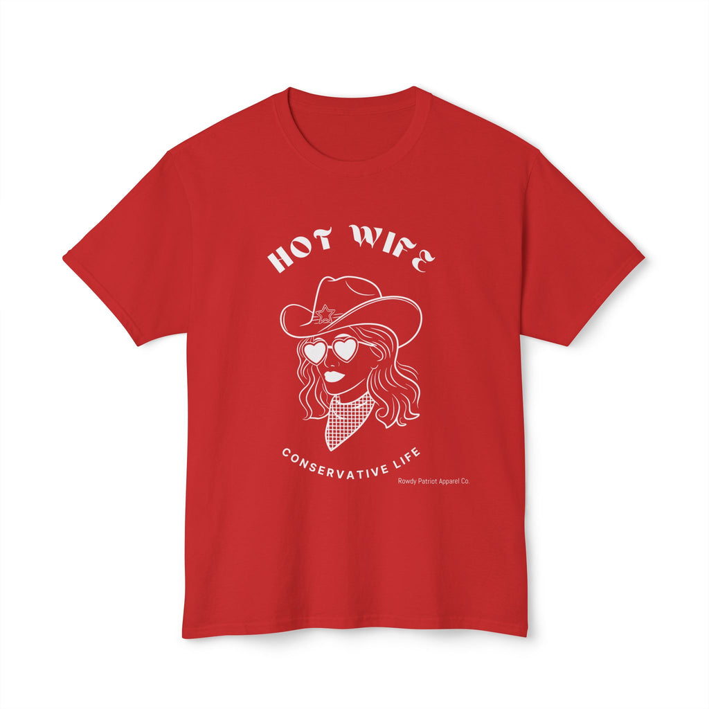Hot Wife Conservative Life Cowgirl Graphic Tee
