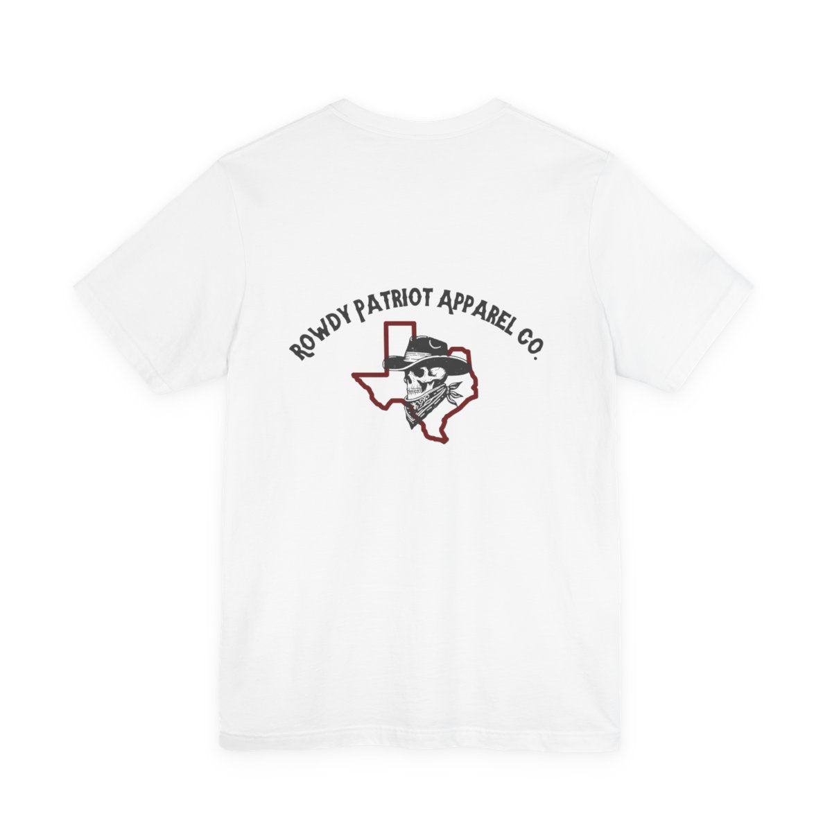 Rowdy Patriot Apparel Co. Front & Back Logo T-Shirt