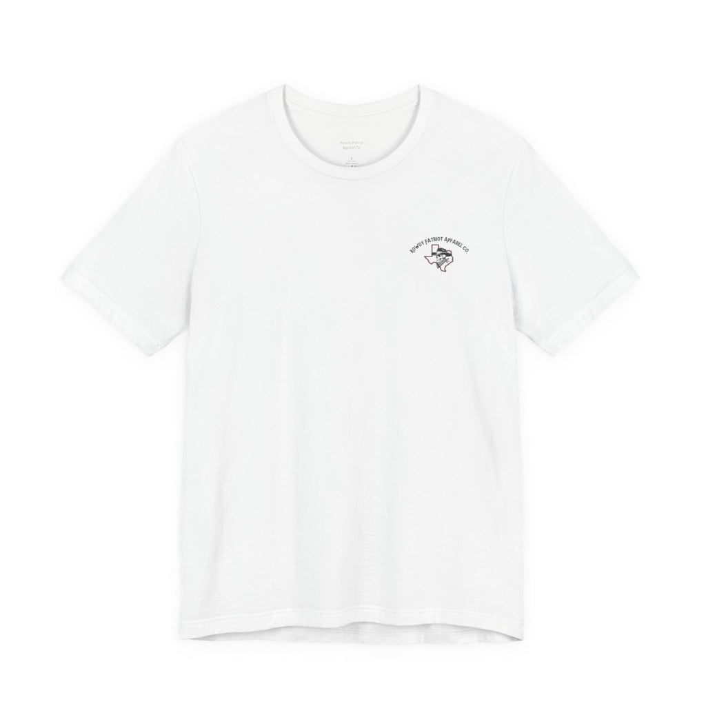 Rowdy Patriot Apparel Co. Front & Back Logo T-Shirt