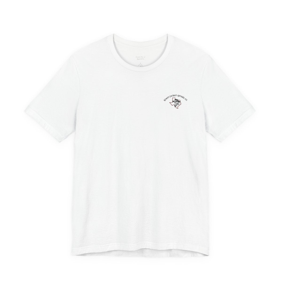 Rowdy Patriot Apparel Co. Front & Back Logo T-Shirt